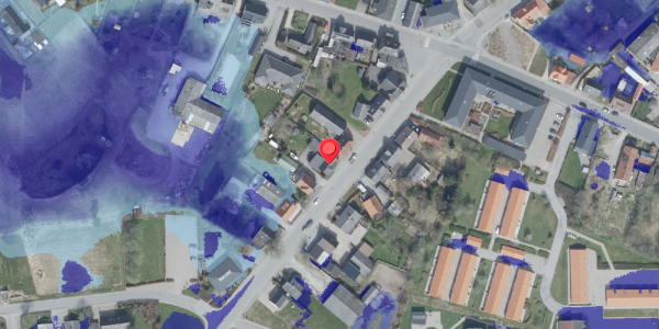 Ekstrem regn på Algade 8, 7752 Snedsted