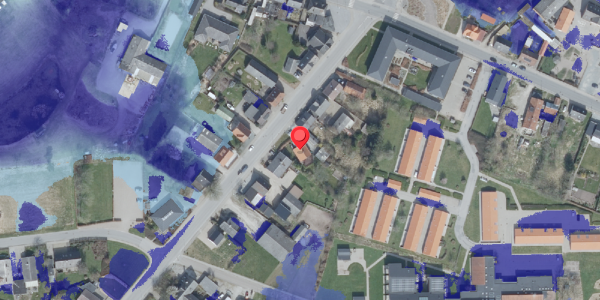Ekstrem regn på Algade 9, 7752 Snedsted
