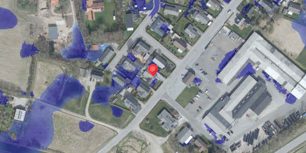 Ekstrem regn på Algade 32, 7752 Snedsted