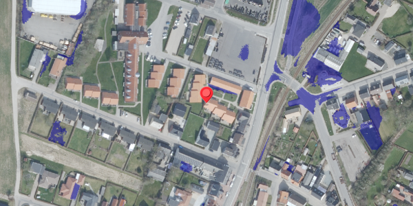 Ekstrem regn på Fredensvej 1E, 7700 Thisted