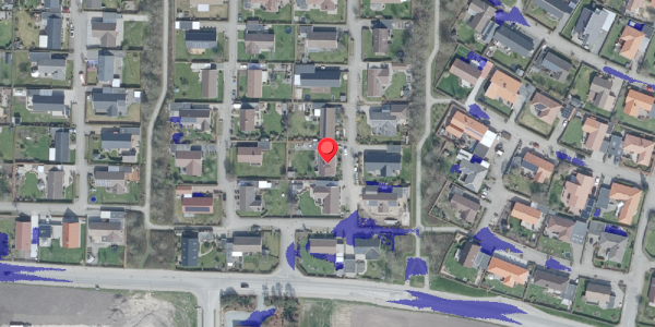 Ekstrem regn på Ribesvej 36, 7700 Thisted