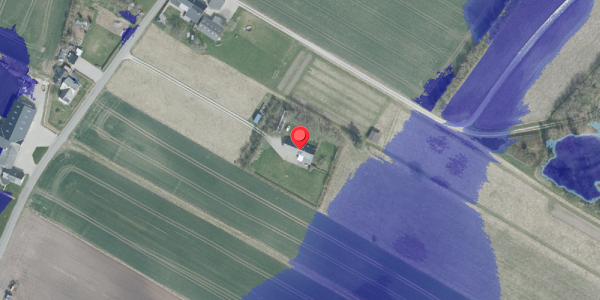 Ekstrem regn på Sennels Hede 21, 7700 Thisted