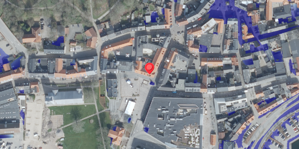 Ekstrem regn på Store Torv 7, 7700 Thisted