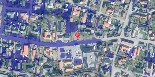 Ekstrem regn på Brogade 22, 9370 Hals