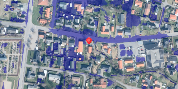 Ekstrem regn på Brogade 37, 9370 Hals