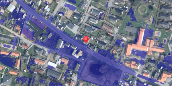Ekstrem regn på Jyllensgade 21, 9370 Hals