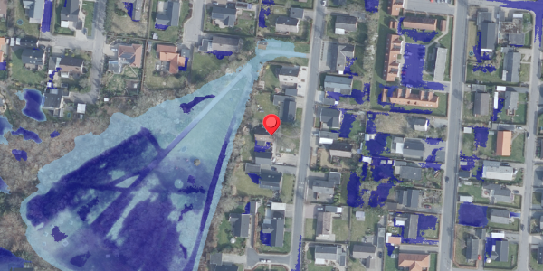 Ekstrem regn på Rugmarken 21, 9490 Pandrup