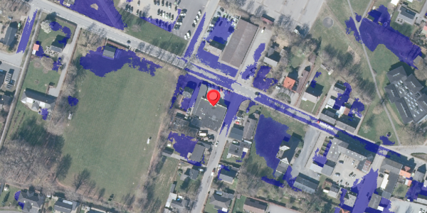 Ekstrem regn på Danmarksgade 4, 9293 Kongerslev