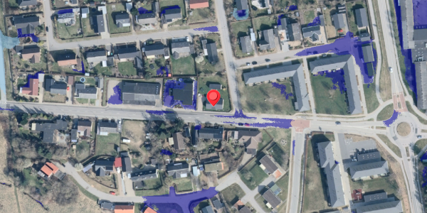 Ekstrem regn på Danmarksgade 24, 9870 Sindal