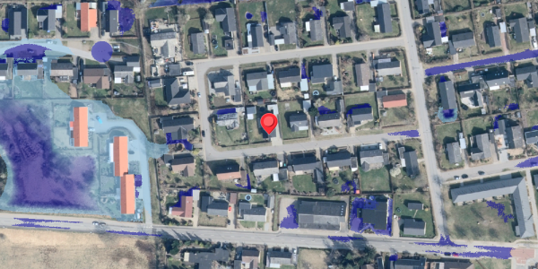 Ekstrem regn på Irisvej 10, 9870 Sindal
