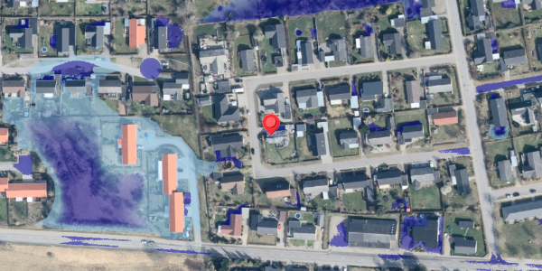 Ekstrem regn på Irisvej 12, 9870 Sindal
