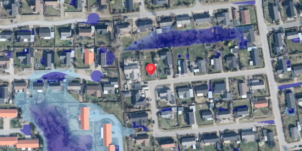 Ekstrem regn på Irisvej 21, 9870 Sindal