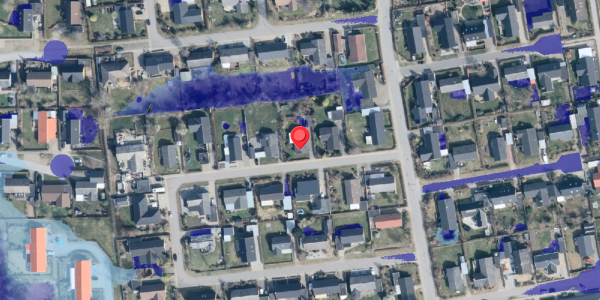 Ekstrem regn på Irisvej 29, 9870 Sindal