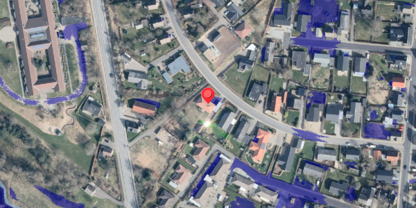 Ekstrem regn på Nygade 13, 9870 Sindal
