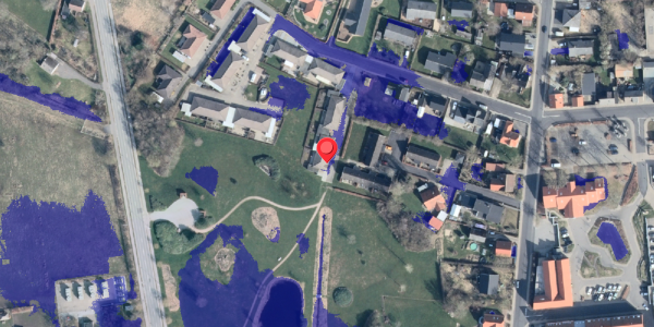 Ekstrem regn på Sverrigsgade 21, 9870 Sindal