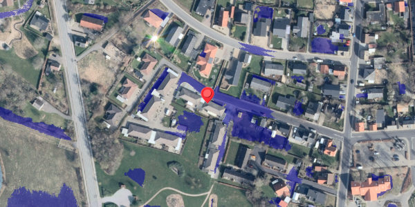 Ekstrem regn på Sverrigsgade 25, 9870 Sindal