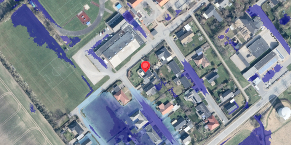 Ekstrem regn på Esbenfald 1, 9352 Dybvad