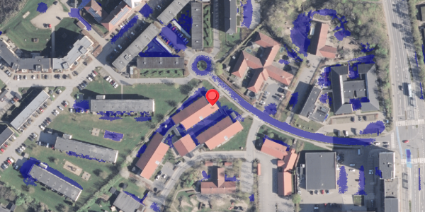 Ekstrem regn på Danalien 11A, 9000 Aalborg