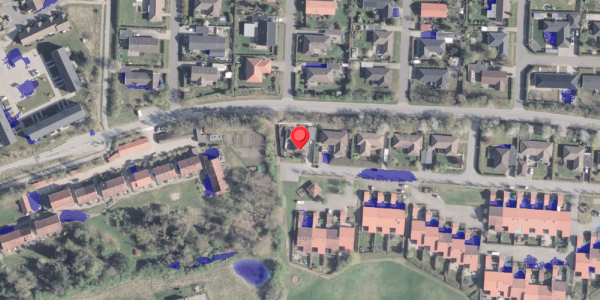 Ekstrem regn på Ledavej 25, 9210 Aalborg SØ