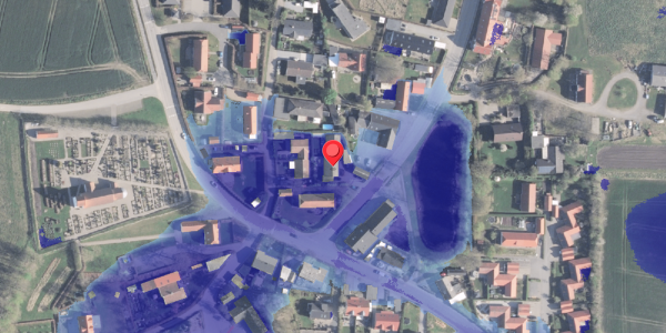 Ekstrem regn på Nøvlingvej 134B, 9260 Gistrup