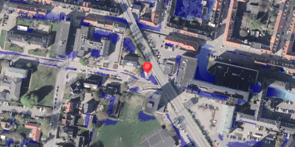 Ekstrem regn på Saxogade 2, 9000 Aalborg