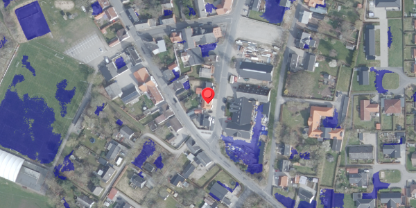 Ekstrem regn på Algade 10, 9240 Nibe