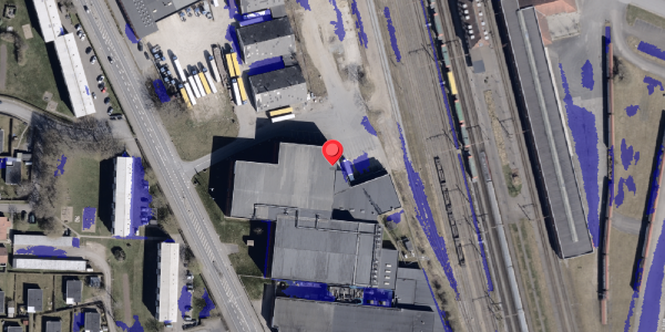 Ekstrem regn på Industrivej 2, 6330 Padborg