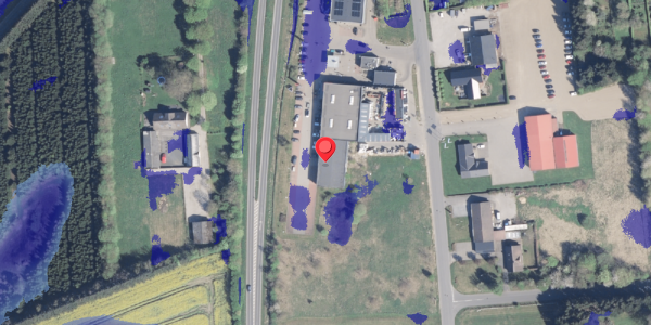 Ekstrem regn på Parallelvej 2E, 8620 Kjellerup