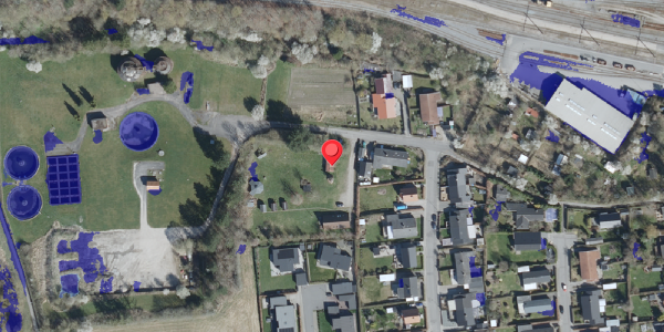 Ekstrem regn på Hybenvej 1B, 4100 Ringsted