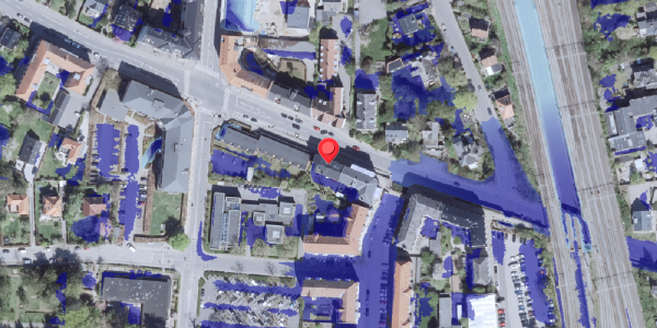 Ekstrem regn på Hellerupvej 43A, 2900 Hellerup