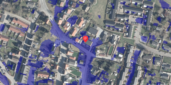 Ekstrem regn på Juelsgade 13B, 8963 Auning