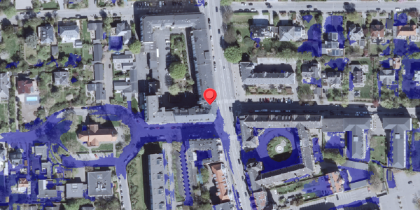 Ekstrem regn på Strandvejen 185, 2900 Hellerup
