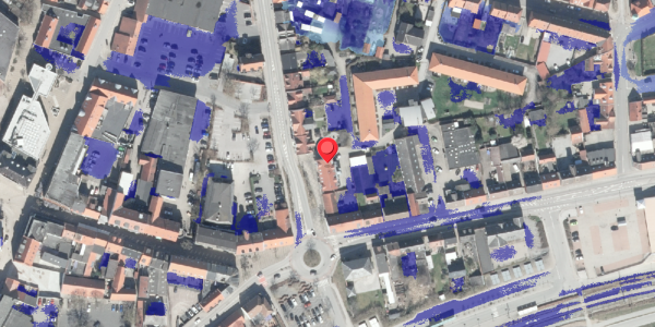 Ekstrem regn på Rosengade 2A, 8500 Grenaa