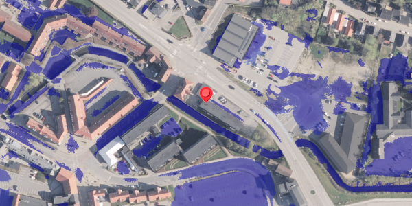 Ekstrem regn på Brogade 2, 9500 Hobro