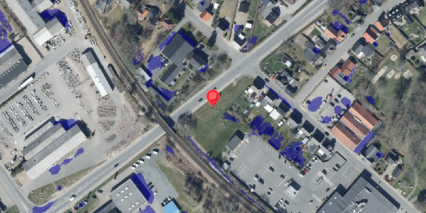 Ekstrem regn på Diagonalvejen 75, 7323 Give