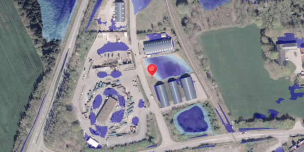 Ekstrem regn på Holmskovvej 56A, 8340 Malling