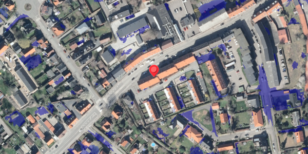 Ekstrem regn på Bredegade 43, 4200 Slagelse