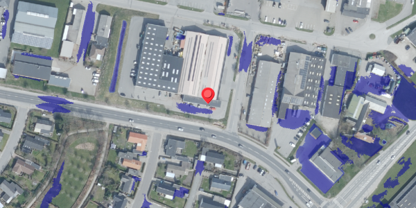 Ekstrem regn på Industrivej 34C, 7700 Thisted