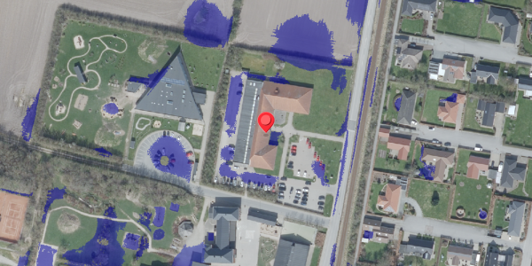 Ekstrem regn på Jernbanegade 21, 7760 Hurup Thy