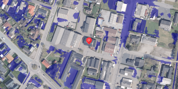 Ekstrem regn på Industrivej 13, 9440 Aabybro