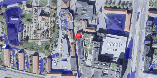 Ekstrem regn på Herlev Torv 18, 2730 Herlev