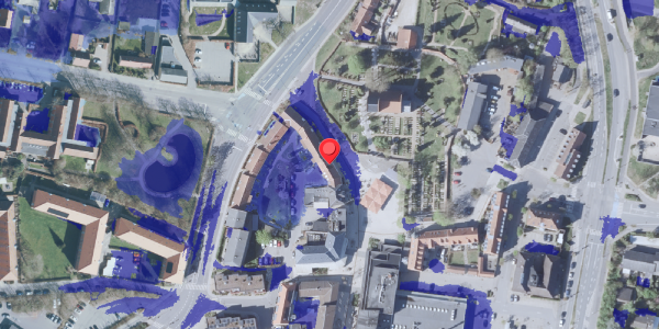Ekstrem regn på Centrumgaden 2, 2750 Ballerup