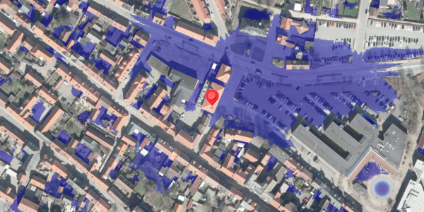 Ekstrem regn på Nytorv 3, 8500 Grenaa