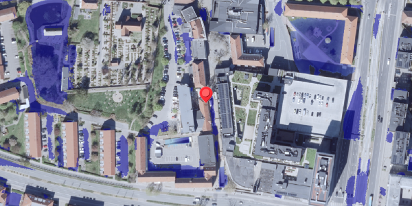 Ekstrem regn på Herlev Torv 9, 2730 Herlev