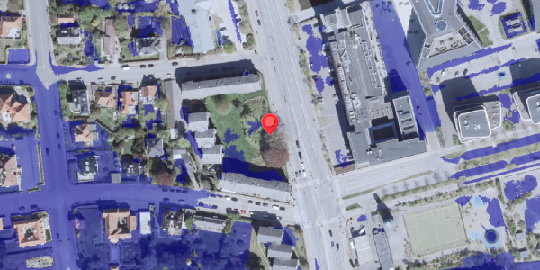 Ekstrem regn på Strandvejen 115, 2900 Hellerup