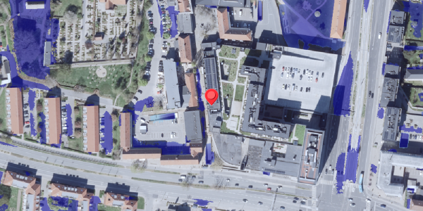 Ekstrem regn på Herlev Torv 4, 2730 Herlev