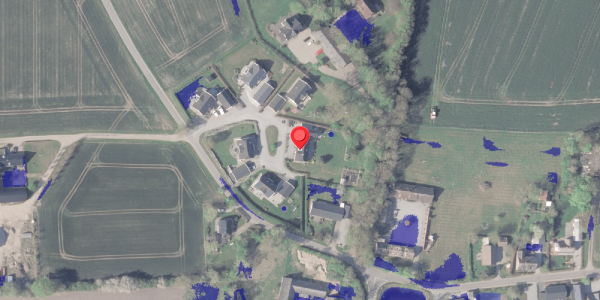 Ekstrem regn på Haarvej 22, 8382 Hinnerup