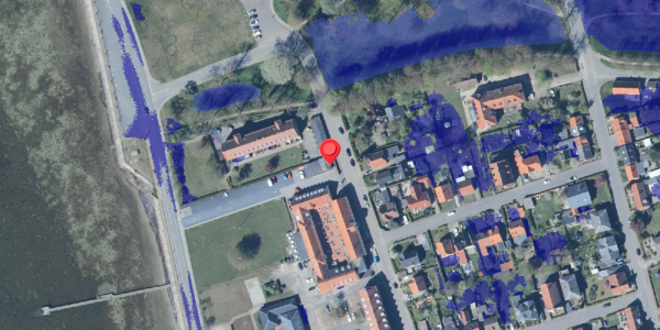Ekstrem regn på Langgade 59, 4780 Stege