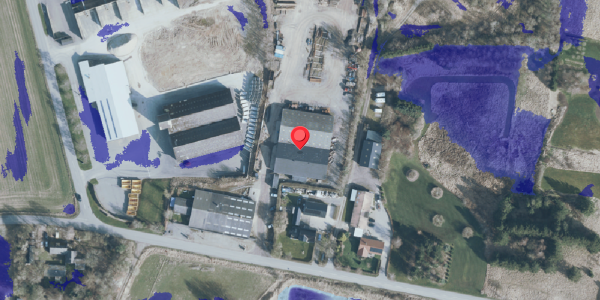 Ekstrem regn på Hovedgaden 68, 3320 Skævinge