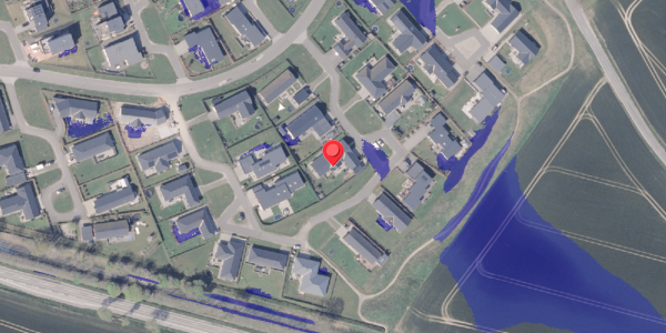 Ekstrem regn på Præstelunden 46, 8300 Odder